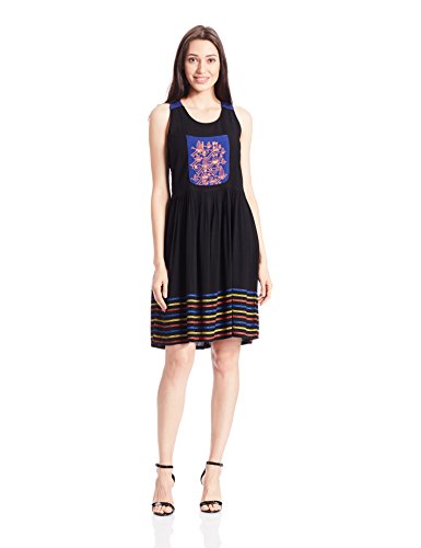 global desi Women's Rayon A-Line Dress Price in India