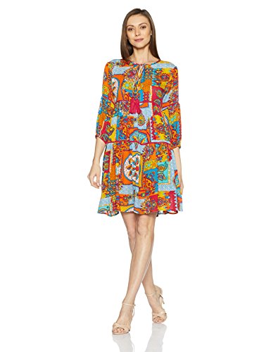 Juniper Women's Rayon A-Line Dress Price in India