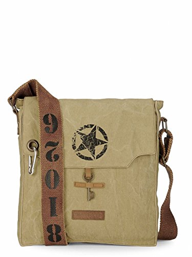 The House Of Tara 100% Cotton Canvas Messenger Bag in distress Finish Price in India