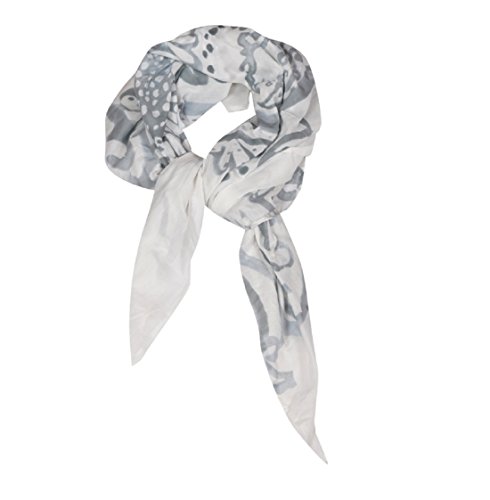 Girl's Floral Print 100 % Cotton Face Scarf Price in India