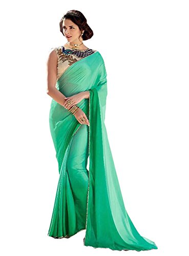 Shiroya Brothers Women's Clothing Saree Collection in Multi-Coloured Georgette Material For Women Party Wear,Wedding,Casual sarees Offer Latest Design Wear Sarees With Blouse Piece Price in India