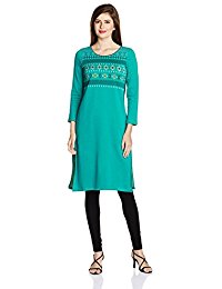 Aurelia Women's Straight Kurta Price in India