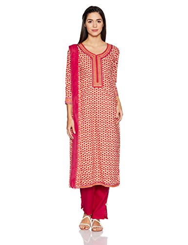 BIBA Women's Dress Material Price in India