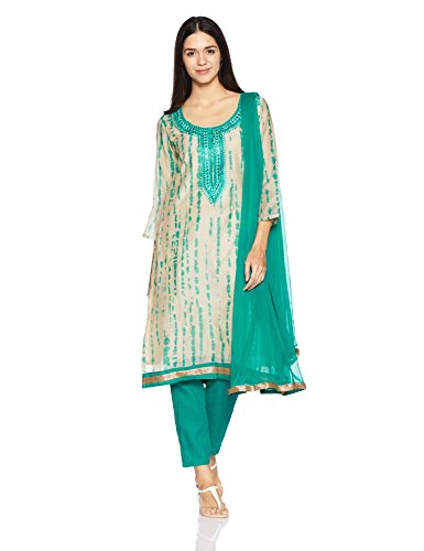 BIBA Women's Cotton Dress Material Price in India