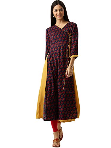 Libas Women's A-Line Rayon Kurta Price in India