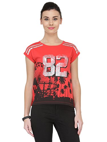 Unshackled Women's Solid T-Shirt Price in India