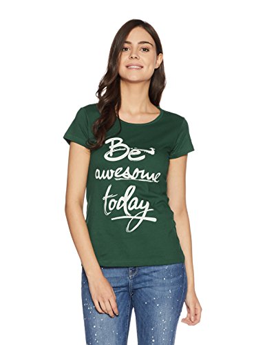 Cloth Theory Women's Plain Regular Fit T-Shirt Price in India