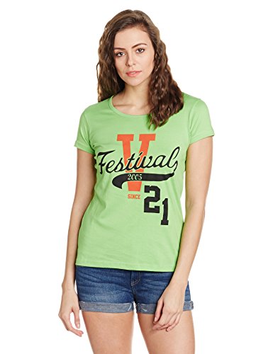 Cloth Theory Women's Plain Regular Fit T-Shirt Price in India