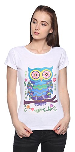 FREE RUNER Women's Blended Cotton T-Shirt Price in India