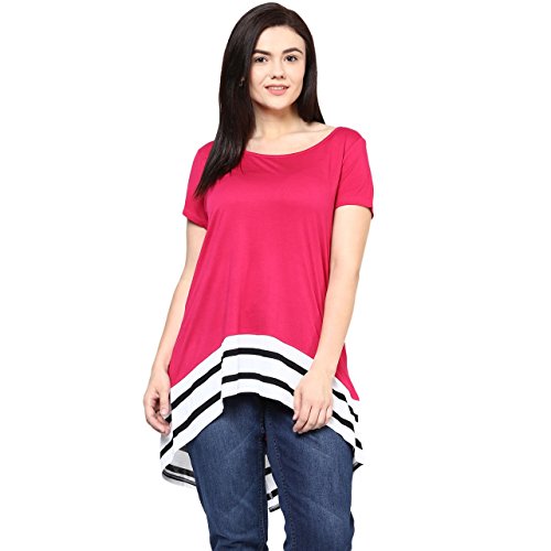 Alto Moda by Pantaloons Women's Solid Casual T-Shirt Price in India