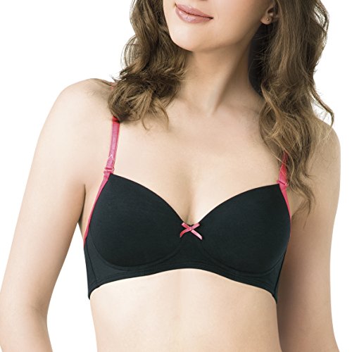 Amante Women's Cotton Colorblock T Shirt Bra Price in India