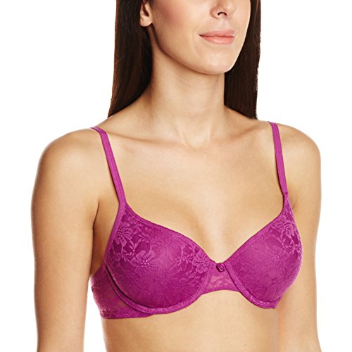 Amante Women's No Show Lace T Shirt Bra Price in India