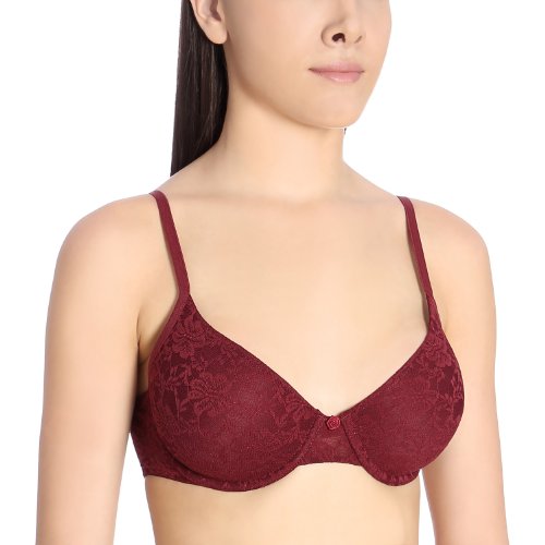 Amante Women's No Show Lace T Shirt Bra Price in India