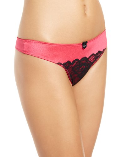 Amante Women's No Panty Lines Lace Thong Price in India