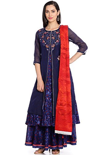 BIBA Women's Angrakha Kurta Price in India