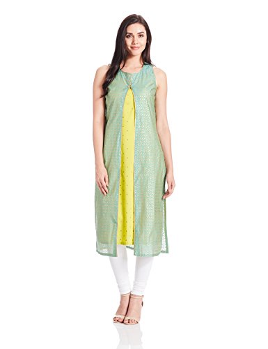 BIBA Women's Angrakha Kurta Price in India