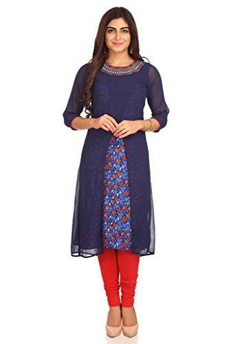 BIBA Women's Angrakha Kurta Price in India