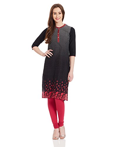 Aurelia Women's Straight Cotton Kurta Price in India