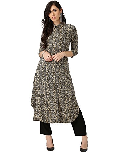 Libas Women's A-Line Crepe Kurta Price in India