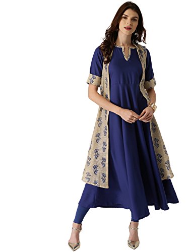 Libas Women's A-Line Crepe Kurta Price in India