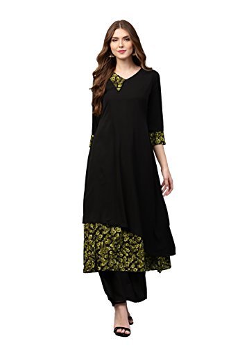 Libas Women's A-Line Crepe Kurta Price in India