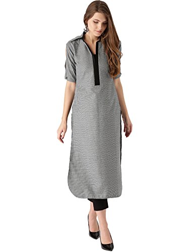 Libas Women's Straight Cotton Kurta Price in India