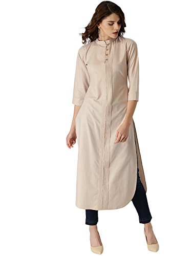 Libas Women's Straight Cotton Kurta Price in India