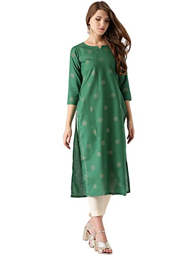 Libas Women's Straight Cotton Kurta Price in India