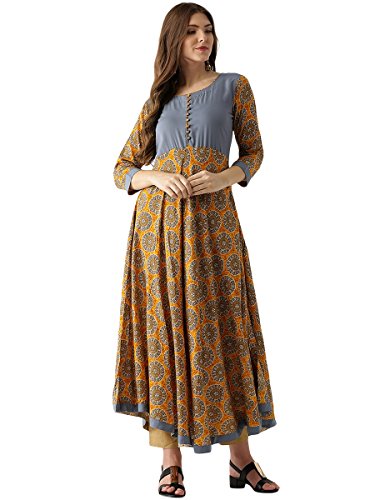 Libas Women's Anarkali Rayon Kurta Price in India