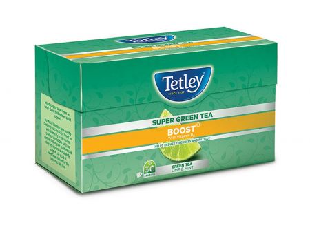 Tetley Super Green Tea, Boost, 30 Tea Bags Price in India