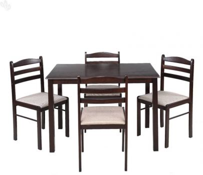 Royal Oak Hunter Solid Wood Dining Set (Finish Color - Honey Brown) Price in India