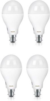 Philips 20 W Standard B22 LED Bulb (White, Pack of 4) Price in India