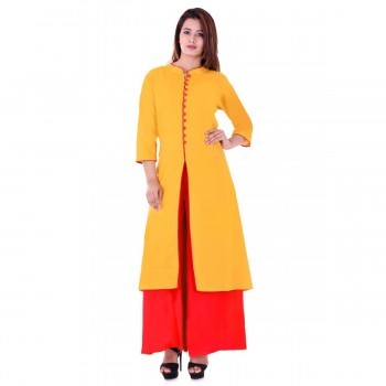 overlay kurti