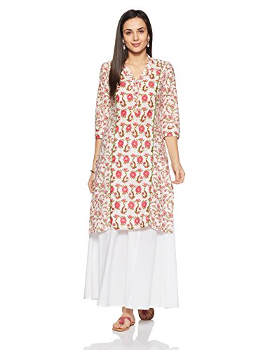 Myx Women's Straight Cotton Kurta Price in India