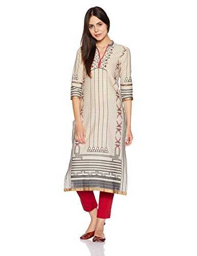 W for Woman Women's Straight Kurta Price in India