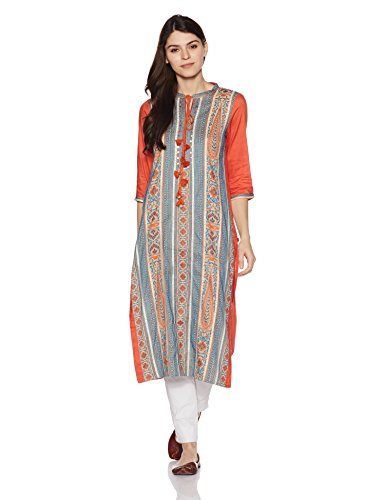 W for Woman Straight Kurta Price in India