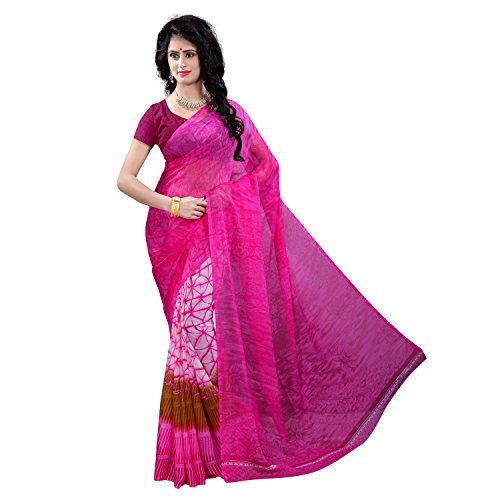 Vimalnath Synthetics Chiffon Floral Print Saree Price in India