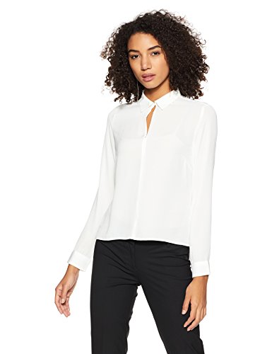 Van Heusen Women's Plain Regular Fit Synthetic Shirt Price in India