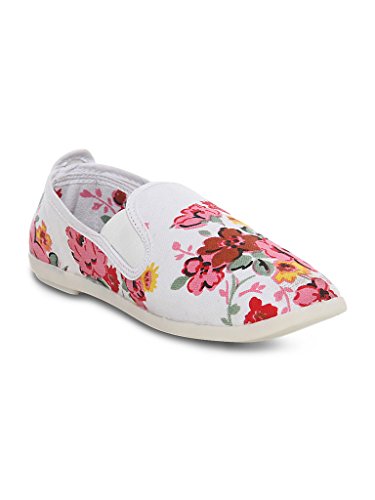 Scentra Women's Floral Moccasins - 4 UK/India Price in India