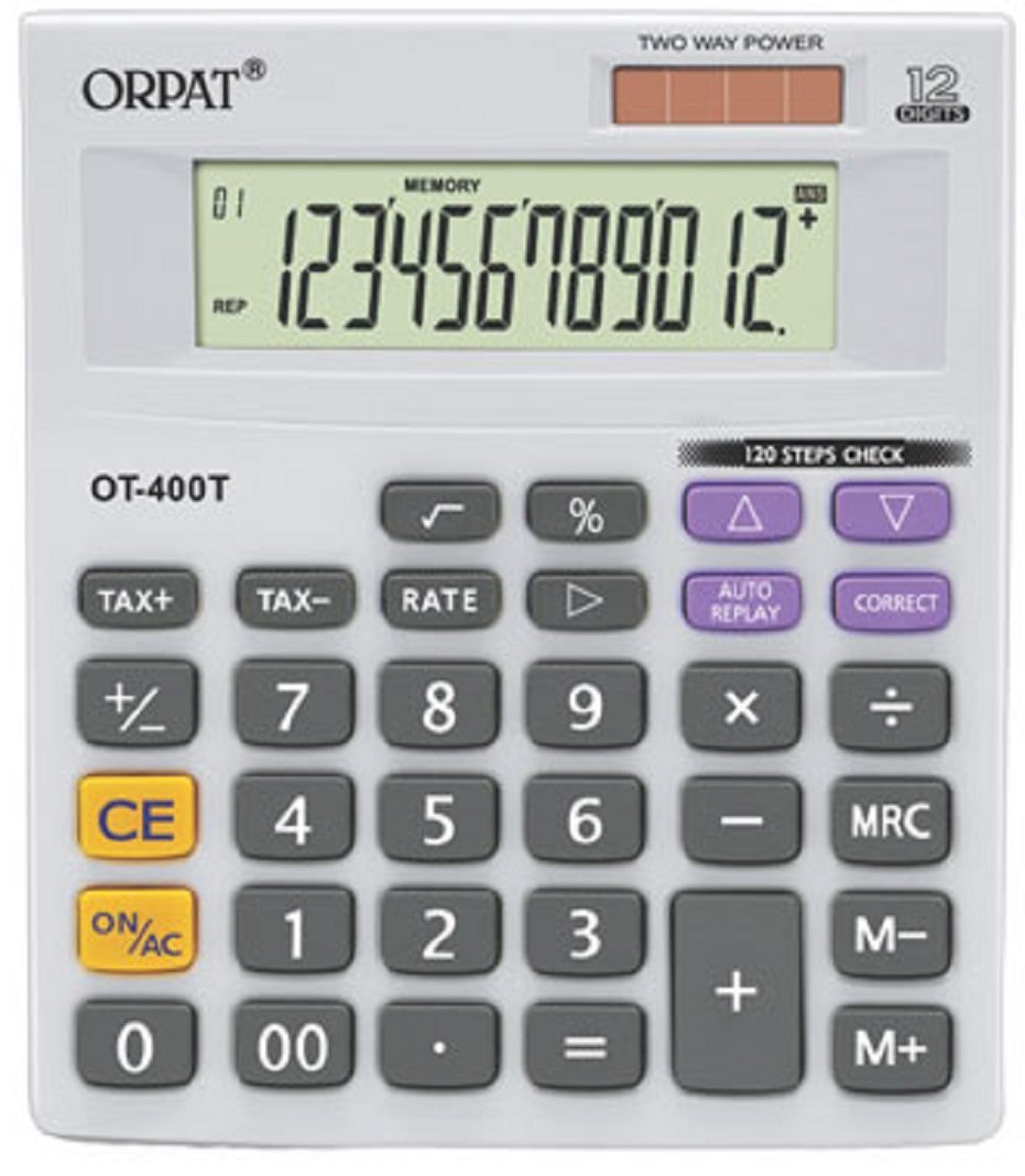 Orpat OT 400T/400GT Two way Power Calculator (White and Grey) Price in India