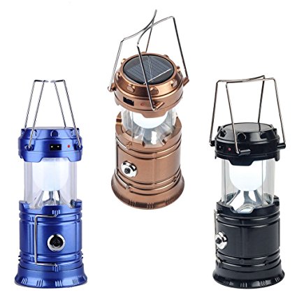 LED Solar Emergency Light Bulb (Lantern) - Travel Camping Lantern - Assorted Colours Price in India