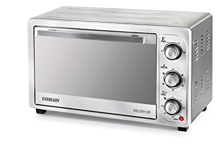 Eveready Relish 28 1500-Watt Oven Toaster Grill (Silver) Price in India