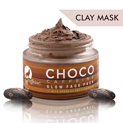 MCaffeine Choco Caffeine Glow Face Mask for Oily/Normal Skin, 50 ml with Argan Oil and Vitamin E - Paraben Free Price in India