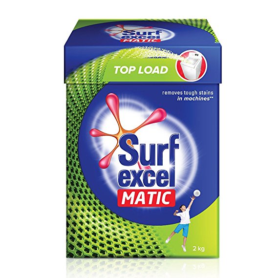 Surf Excel Matic Top Load Detergent Powder, 2 kg Price in India