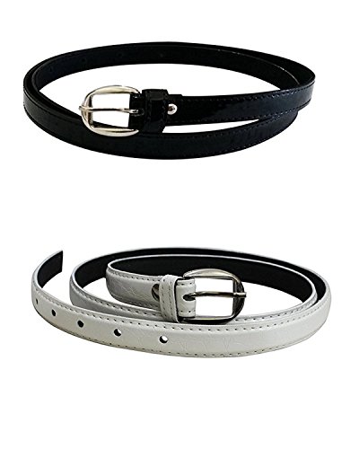Krystle Girl's Combo Set Of 2 PU leather belts Price in India