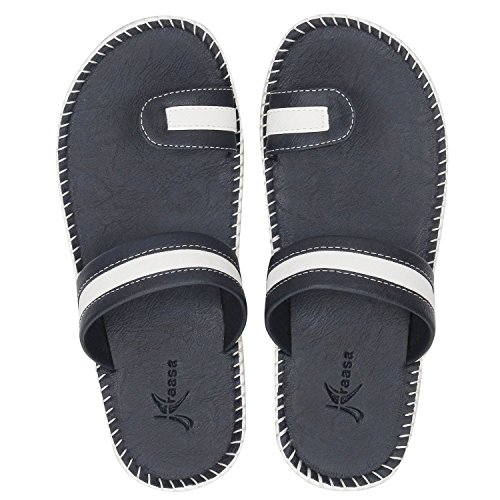 Kraasa Men's Leather 410 Slippers Price in India