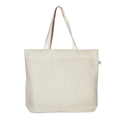 EcoRight Large Tote Bag Reusable 100% Jute Cotton EcoFriendly Price in India