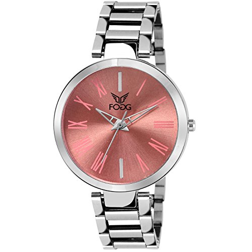 Fogg Analog Pink Dial Women's Watch 4049-PK Price in India