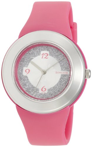 Sonata Fashion Fibre Analog Silver Dial Women's Watch -NK8991PP01 Price in India