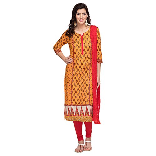 STOP to start by Shoppers Stop Womens Round Neck Printed Churidar Suit Price in India